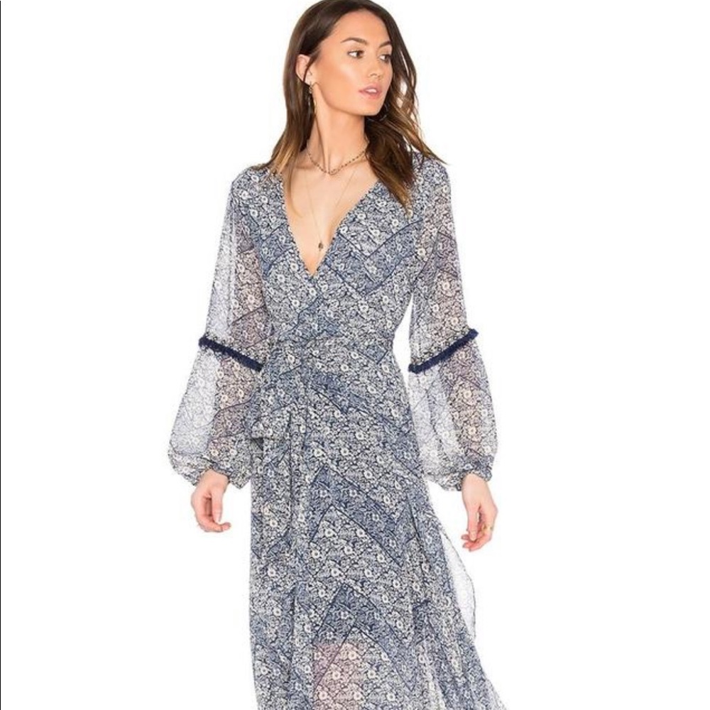 MISA Tula Dress in Parisienne Blue